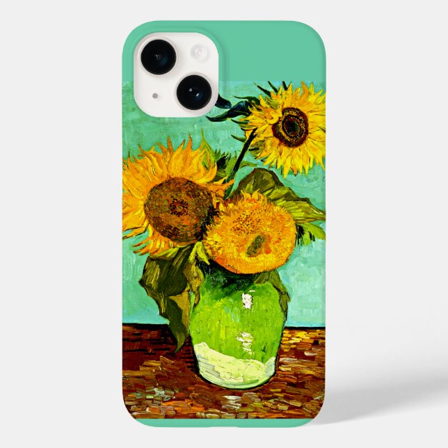 Van Gogh - Sonnenblumen Drei Case-Mate iPhone Hülle (Rückseite)