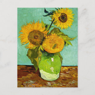Van Gogh - Sonnenblumen, Drei Postkarte
