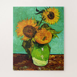 Van Gogh - Sonnenblumen, Drei, Puzzle
