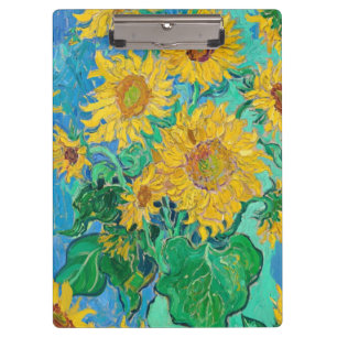 Van Gogh Sonnenblumen Gelbe Blumen Floral Klemmbrett