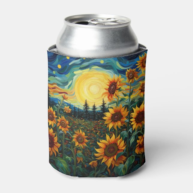 Van Gogh Sonnenblumen Gemälde Dosenkühler (Kanne Vorderseite)