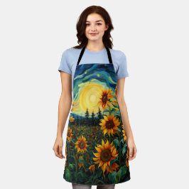 Van Gogh Sonnenblumen Gemälde Schürze