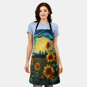 Van Gogh Sonnenblumen Gemälde Schürze