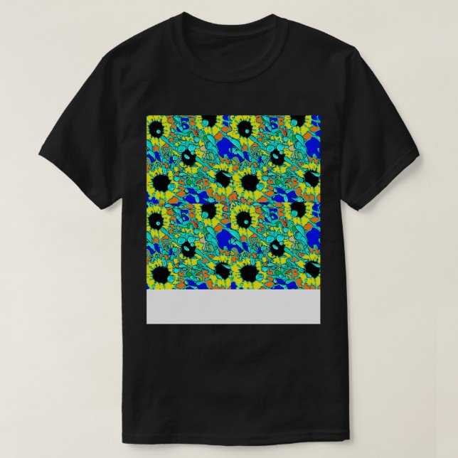 Van Gogh Sonnenblumen groß T-Shirt (Design vorne)