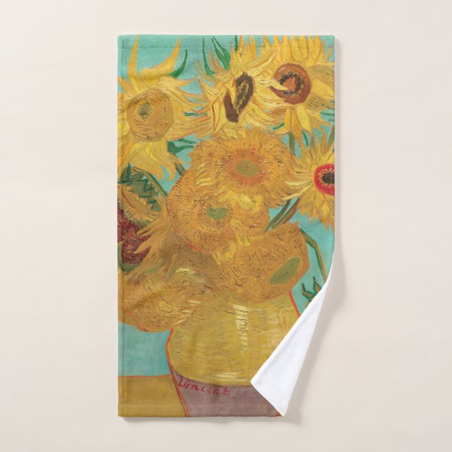 Van Gogh Sonnenblumen Handtuch (Handtuch)