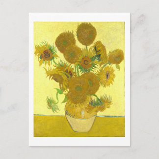 Van Gogh | Sonnenblumen I | Adressänderung Ankündigungspostkarte