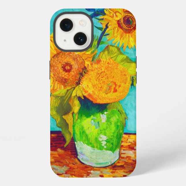 Van Gogh Sonnenblumen  iPhone Hülle (Rückseite)