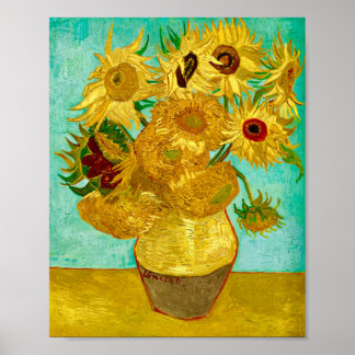 Van Gogh Sonnenblumen Poster