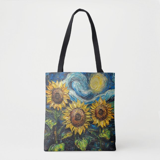 Van Gogh Sonnenblumen und Sternennacht (Vorderseite)