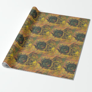 Van Gogh Sonnenblumen - Vintage Goldene Blumenkuns Geschenkpapier
