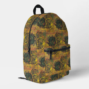 Van Gogh Sonnenblumen - Vintage goldene Blumenskun Bedruckter Rucksack