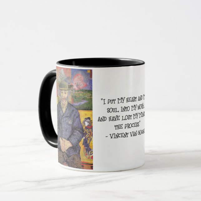 Van Gogh Spaß Quotes Tasse (Vorderseite Links)