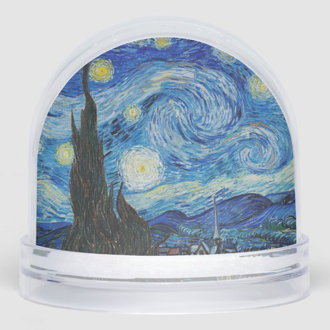 Van Gogh Starry Night Artwork – Christmas Limited  Schneekugeln (Vorderseite)