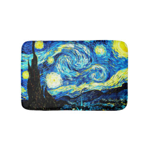 Van Gogh - Starry Night Badematte