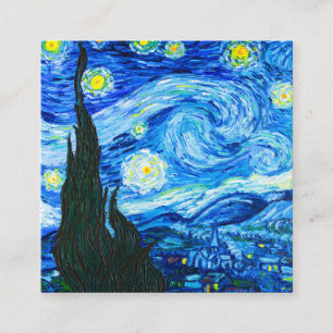 Van Gogh Starry Night Begleitkarte