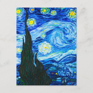 Van Gogh Starry Night Begleitkarte