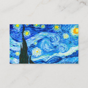 Van Gogh Starry Night Begleitkarte