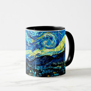 Van Gogh - Starry Night, berühmtes Bild, Tasse