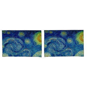 Van Gogh Starry Night Betting Set Kissenbezug