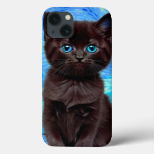 Van Gogh Starry Night Black Cat Case-Mate iPhone Hülle