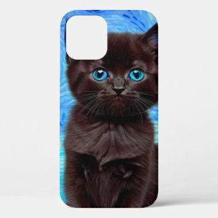 Van Gogh Starry Night Black Cat Case-Mate iPhone Hülle
