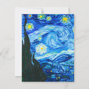 Van Gogh Starry Night Card