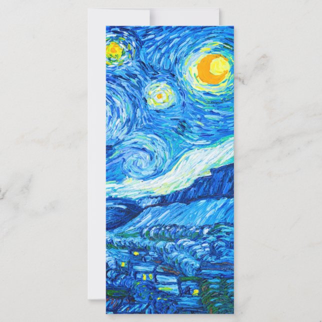 Van Gogh Starry Night Card (Vorderseite)