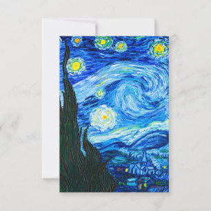 Van Gogh Starry Night Card