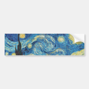 Van Gogh Starry Night Classic Impressionismus Art Autoaufkleber