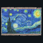 Van Gogh Starry Night Decke<br><div class="desc">Van Gogh Starry Night Werfer</div>