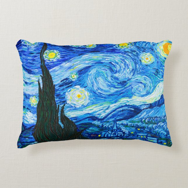 Van Gogh Starry Night Dekokissen (Vorderseite)