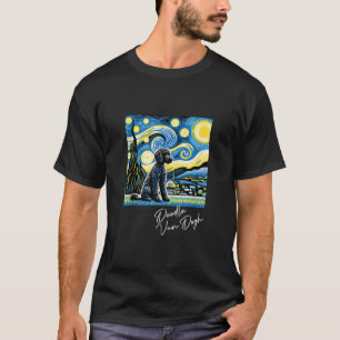 Van Gogh Starry Night Dog Kunst für Hunde Lover Do T-Shirt