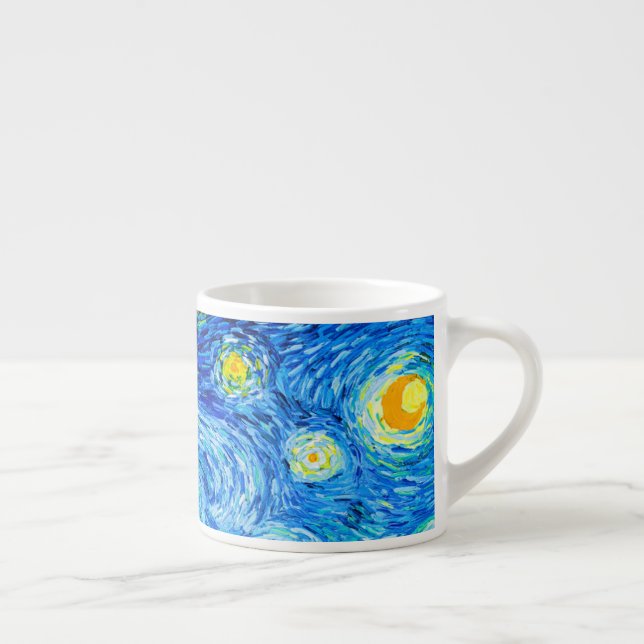 Van Gogh Starry Night Espressotasse (Rechts)