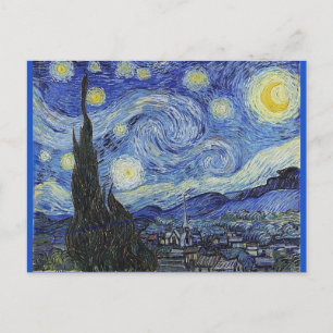 van Gogh, Starry Night Feiertagspostkarte