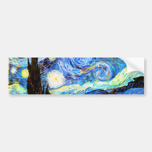 Van Gogh Starry Night Fine Art Autoaufkleber