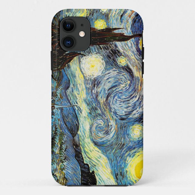 Van Gogh Starry Night Fine Art Case-Mate iPhone Hülle (Rückseite)