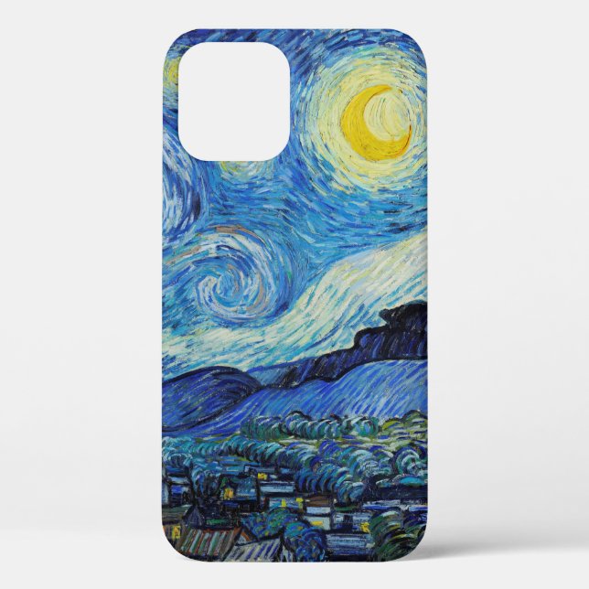 Van Gogh Starry Night Fine Art Malerei  Case-Mate iPhone Hülle (Rückseite)