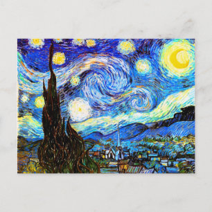 Van Gogh Starry Night Fine Art Postkarte