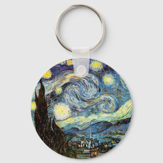 Van Gogh Starry Night Fine Art Schlüsselanhänger