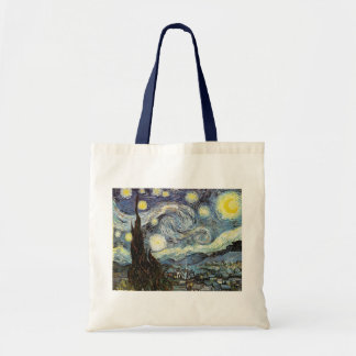Van Gogh Starry Night Fine Art Tragetasche