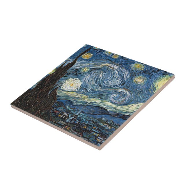 Van Gogh Starry Night Fliese (Seite)