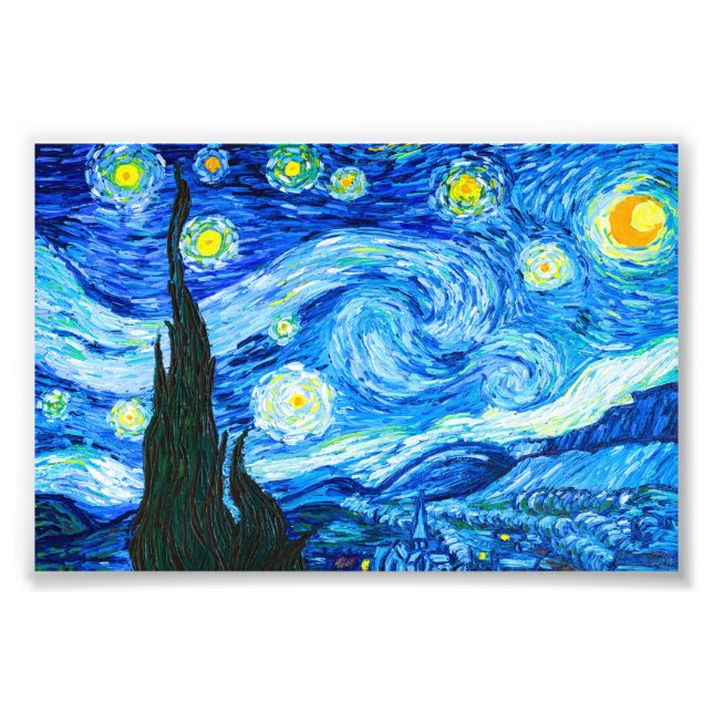 Van Gogh Starry Night Fotodruck (Vorne)