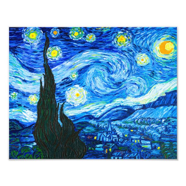 Van Gogh Starry Night Fotodruck (Vorne)