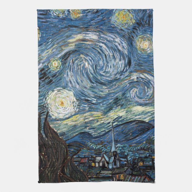Van Gogh Starry Night Handtuch (Vertikal)