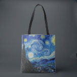 Van Gogh Starry Night. Impressionismus Vintage Kun<br><div class="desc">Van Gogh "The Starry Night" Tote Tasche.</div>