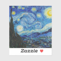 Van Gogh Starry Night. Impressionismus Vintage Kun