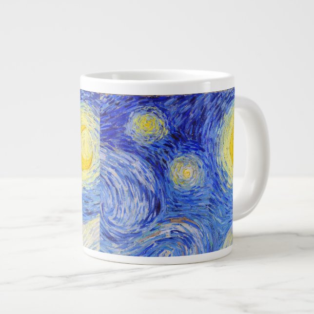 Van Gogh , “Starry Night” Jumbo-Tasse (Vorderseite Rechts)