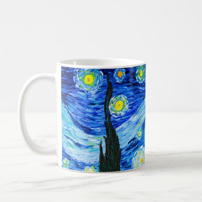 Van Gogh Starry Night Kaffeetasse (Links)