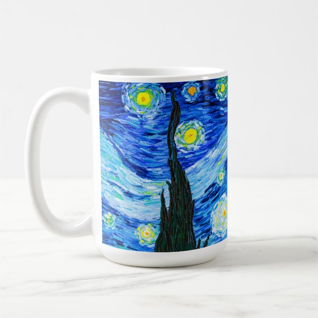 Van Gogh Starry Night Kaffeetasse (Links)