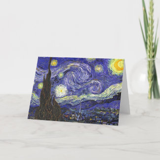 Van Gogh Starry Night Karte